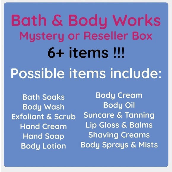Bath & Body Works Mystery Reseller Box 6+ Items - Picture 2 of 11